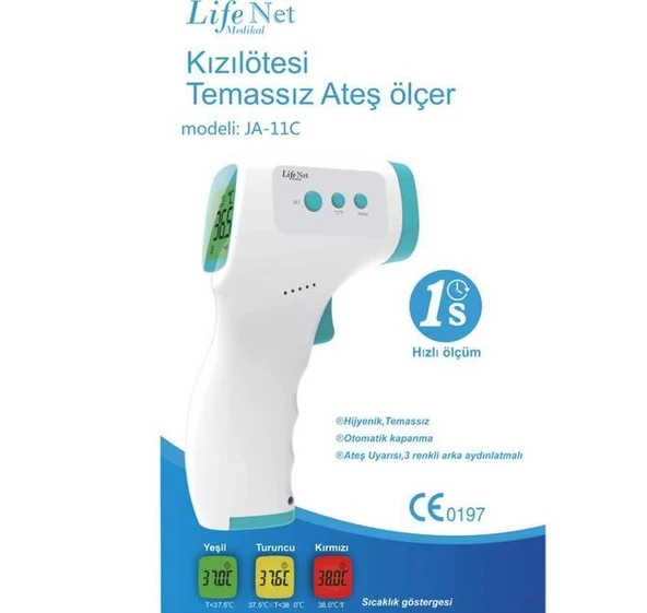 Life Net JA-11C Temassız Ateş Ölçer