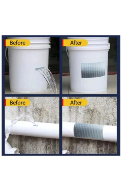 SPRENDA Alüminyum Folyo Bant Su Sızdırmaz Bant Çatı Boru Tamir Tadilat 2 mt X 72 mm - 3