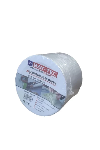 SPRENDA Alüminyum Folyo Bant Su Sızdırmaz Bant Çatı Boru Tamir Tadilat 2 mt X 72 mm - 4