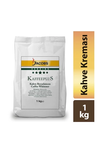 Jacobs Kaffeeplus Kahve Kreması 1kg Kahve Beyazlatıcısı