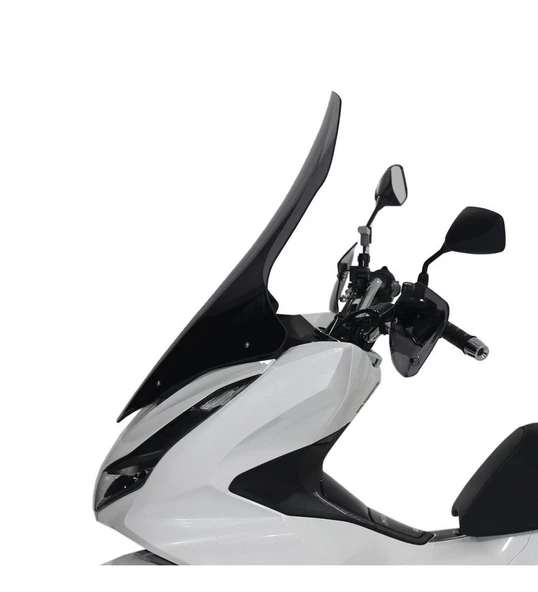 Honda Pcx 125 ,150 Ön Siperlik Camı Koyu Füme 75cm Uzun Tur Camı Montaj Aparatlı 2021-24_Arasmoto - 4