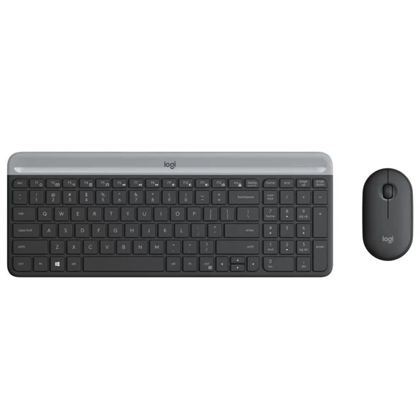 Logitech MK470 Siyah Kablosuz Klavye Mouse Set 920-009435