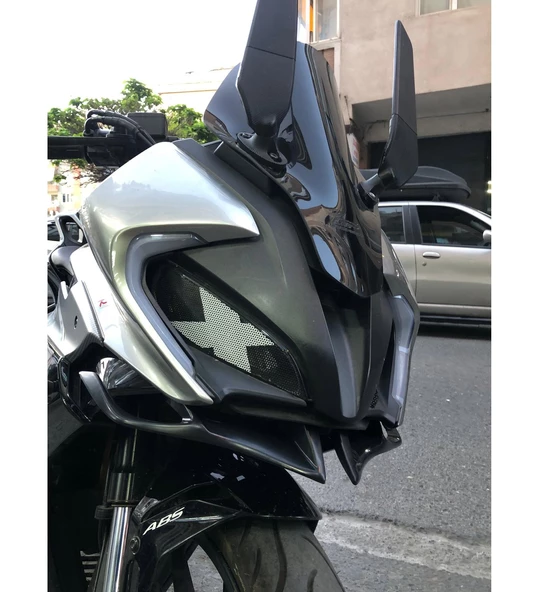 CF Moto Sr 250 Winglet Ön Gaga ,Far Altı Grenajı Ham Siyah Renk 2020-2024 Arasmoto - 1