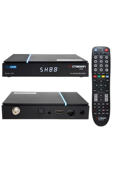 Octagon SX88 V2 4K UHD DUAL OS Multiboot 5G WIFI - 2