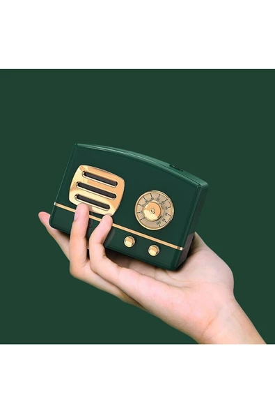 ULTRATEKNO 200ml Radyo Görünümlü Mini Hava Nemlendirici Buhar Makinesi Ve Aroma Difüzörü Retro Humidifier - 2