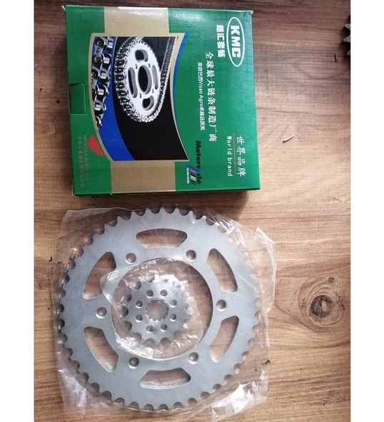 Yamaha MT25 Zincir Dişli Seti Oringli KMC ürün görseli 1