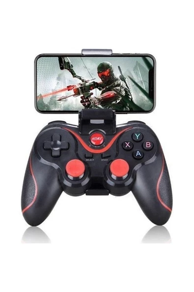 ULTRATEKNO T3 Wireless Kablosuz Oyun Kolu Bluetooth Joystick Gamepad Tv Box Android Tv Uyumlu