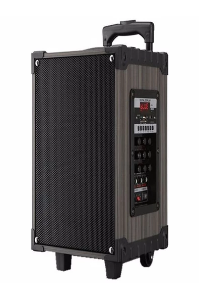 ULTRATEKNO LT-908 Süper Bass Şarjlı Mikrofonlu Hoparlör Karaoke Sistemi 80 Watt Taşınabilir Parti Box