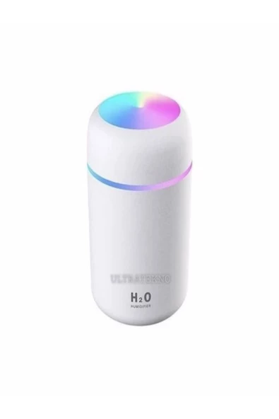 ULTRATEKNO H2o Humidifier Hava-oda- Araç Nemlendirici Led Işıklı Buhar Makinesi