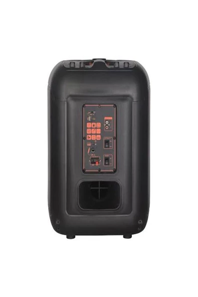 ULTRATEKNO NDR-102B Full RGB Işıklı Sahne Ayaklı 12 inç 40 WATT Taşınabilir Kablosuz Mikrofonlu Ses Sistemi - 5