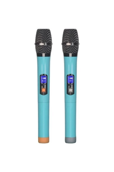 ULTRATEKNO 60 Watt Süper Bass Kumandalı Şarjlı Çift Mikrofonlu Hoparlör Sistemi Taşınabilir Amfi - 4