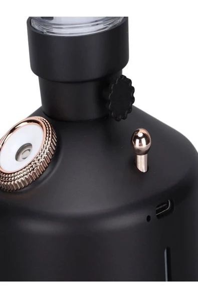 ULTRATEKNO Vintage Şarjlı Gece Lambası & Hava Nemlendirici Buhar Makinesi 280ml - 8