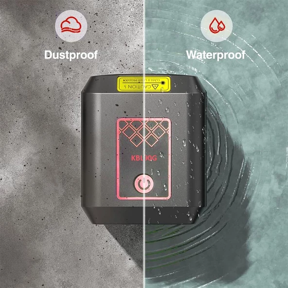 Kobb Kbl90g 30 Metre Profesyonel Yatay Ve Dikey Otomatik Hizalamalı Yeşil Çapraz Çizgi Lazer Distomat - Resim 7