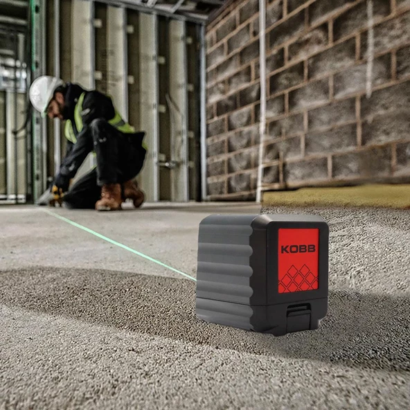 Kobb Kbl90g 30 Metre Profesyonel Yatay Ve Dikey Otomatik Hizalamalı Yeşil Çapraz Çizgi Lazer Distomat - Resim 11