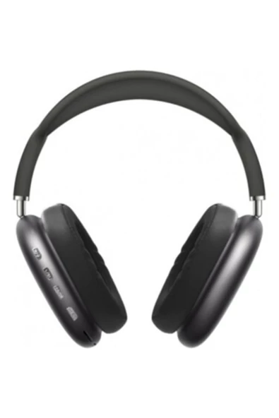 ULTRATEKNO Airmax Kablosuz Kulaklık Kulak Üstü Bluetooth Kulaklık 5.0 +edr 2022 Versiyon - Siyah - 3