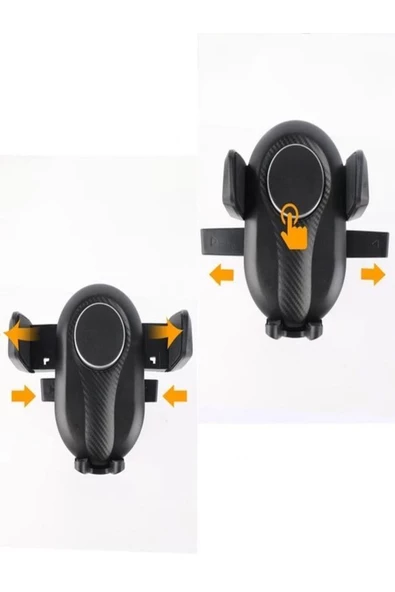 ULTRATEKNO Y03-g Premium Serisi Araç Içi Telefon Tutucu Vantuzlu Çift Yönlü Boy Ayarlı 4.5-7" - 7