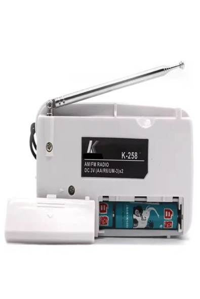 ULTRATEKNO Radyo Pilli Cep Radyosu Fm-am Güçlü Çekim Kaliteli Kulaklık Girişi Olan El-cep-deprem Çantası Radyo - Resim 5