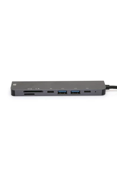 ULTRATEKNO 7in1 Sd Usb Type-c Hub Pd Hdmı Girişli Macbook Çevirici Çoklayıcı - 1