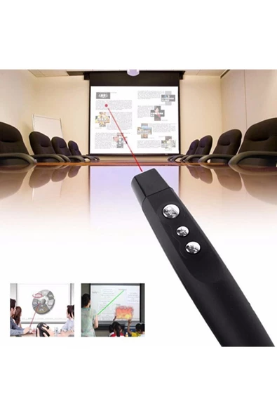 ULTRATEKNO Laser Pointer Kablosuz Uyumlu Lazer Sunum Kumandası - 7