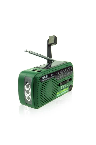 Degen De-13 Solar Radyo Krank Dinamo Fm Mw Sw1 Sw2 - 2