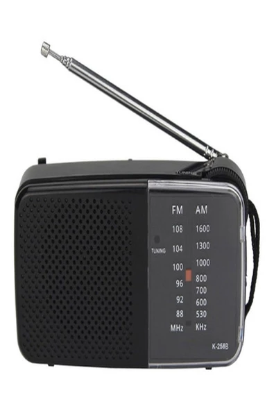 ULTRATEKNO Radyo Pilli Cep Radyosu Fm-am Güçlü Çekim Kaliteli Kulaklık Girişi Olan El-cep-deprem Çantası Radyo ürün görseli 1