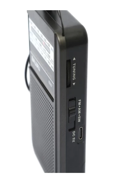 ULTRATEKNO M-9320 Şarjlı FM AM SW 3 Bandlı Cep Radyosu - Deprem Çantasına Uygun - 5