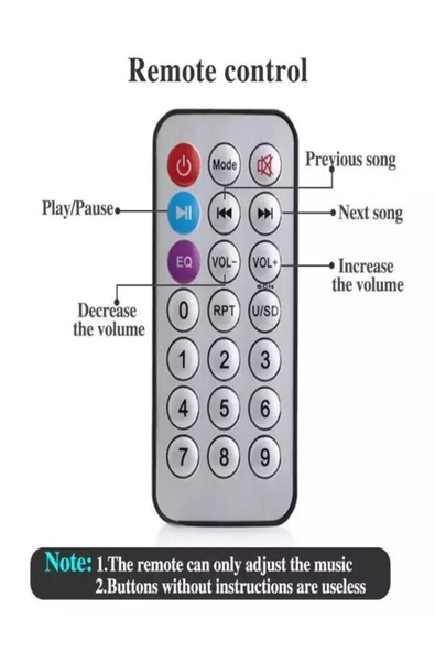 ULTRATEKNO sy-618 Şarjlı Işıklı Disko Topu Kumandalı MP3 Usb Çalar Parti Bluetooth Hoparlör - 4