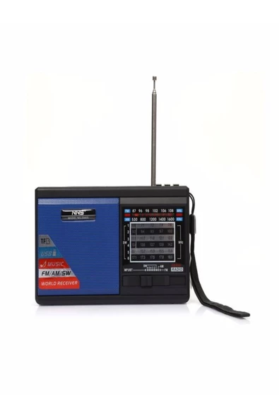 NNS Deprem Çantasına Uygun Taşınabilir Solar Radyo Bt Usb Tf Aux Destekli El Fenerli Acil Durum Radyosu - 2