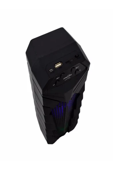 ULTRATEKNO Gts 1559 3"x2 Fantastik Bluetooth Hoparlör Fm Usb Tf Aux Destekli Rgb Işıklı 10 Watt Speaker - 2