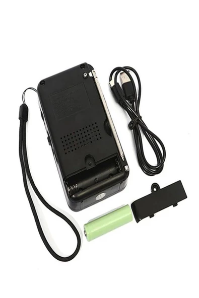 ULTRATEKNO M-9321 Şarjlı FM AM SW 3 Bandlı Cep Radyosu - Deprem Çantasına Uygun - 4