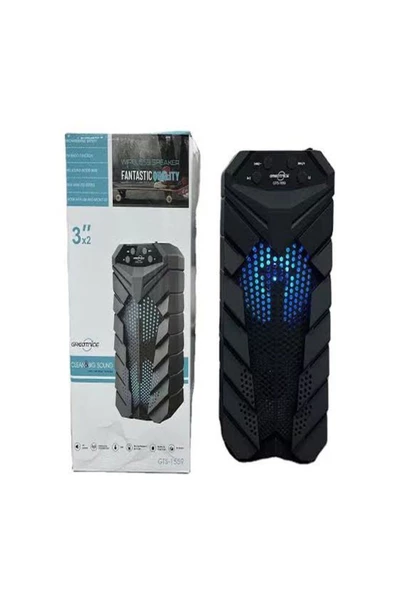 Roxy GTS-1559 Rgb Led Işıklı Kablosuz Bluetooth Hoparlör Radyo Usb/aux/mikrofon/sd Kart Özellikli - 8