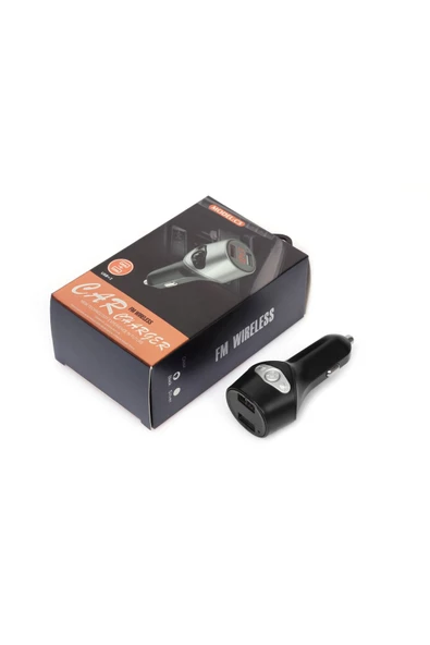 ULTRATEKNO Bluetooth Araç Kiti Fm Transmitter Çift Usb Girişli Araç Şarj Kiti