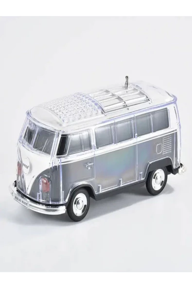 ULTRATEKNO WS-267BT 1967 Model T1 Vosvos Minibüs Bluetooth Hoparlör Fm Radyo USB Tf Aux Destekli Speaker - 2