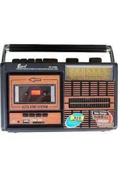 TePe Fp-319u Usb Sd Kart Fm Retro Radyo Kaset Çalar - 2