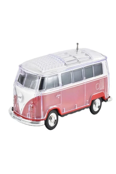 ULTRATEKNO WS-267BT 1967 Model T1 Vosvos Minibüs Bluetooth Hoparlör Fm Radyo USB Tf Aux Destekli Speaker