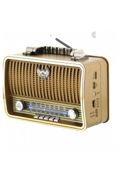 Kensa Md-1909bt Bluetootlu Nostaljik Radyo Ahşap Büyük Boy Hoparlör Bt1909 - 2