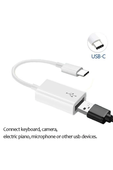 Platoon Type-c To Usb 2.0 Otg Çevirici Dönüştürücü Kablo S-k07 - 3