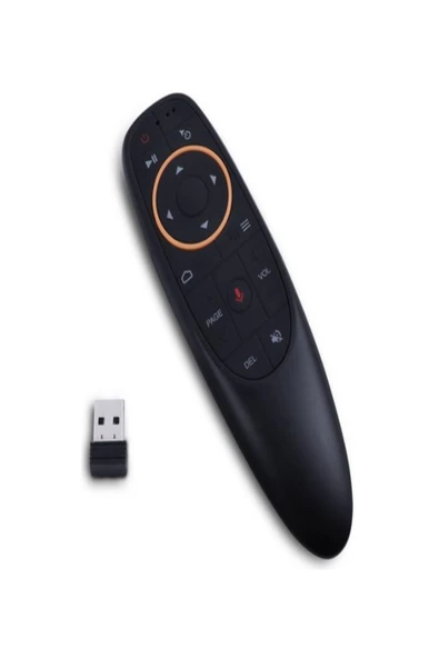 ULTRATEKNO Sesli kumanda Air-Mouse 2.4G kablosuz ses hava faresi klavye uzaktan kumanda TV Box PC için - 2