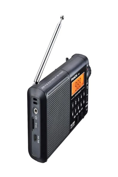 ULTRATEKNO Panda T-02 FM AM SW Full Band Radyo Dijital Ekranlı FM TF Kart Destekli MP3 Çalar Radyo - 5