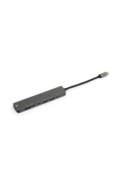 ULTRATEKNO 7in1 Sd Usb Type-c Hub Pd Hdmı Girişli Macbook Çevirici Çoklayıcı - 2