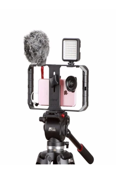 ULTRATEKNO Dslr Video Fotoğraf Makinesi Kamera Üstü Shotgun Mikrofon + Tüylü Sünger - 3