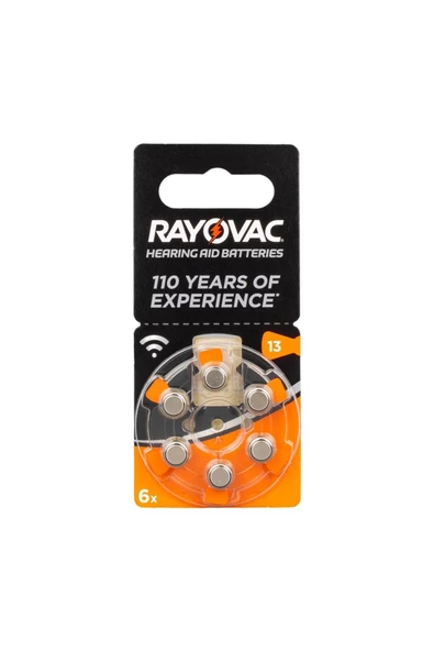 Rayovac 13 No Kulaklık Pili (6LI PAKET FİYATI)