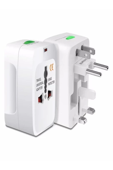 ULTRATEKNO Üniversal Priz Dönüştürücü Hepsi Bir Arada Evrensel Dünya Çapında Uluslararası Seyahat Fişi - 2
