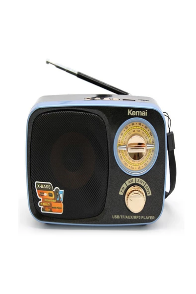 Kemai Md-308bt Bluetooth Retro Radyo 17 Cm - 5