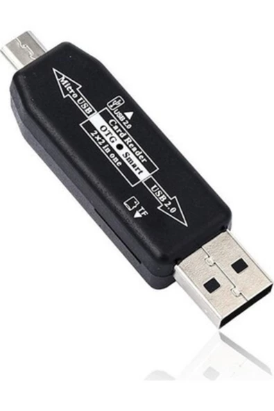 ULTRATEKNO Smart Micro Usb Otg Kart Okuyucu Usb 2.0 Adaptör - 2