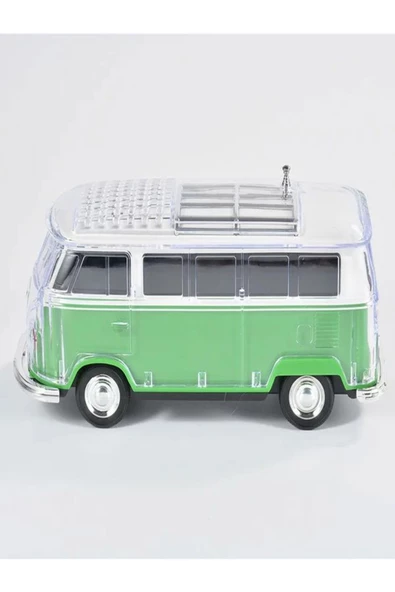 ULTRATEKNO WS-267BT 1967 Model T1 Vosvos Minibüs Bluetooth Hoparlör Fm Radyo USB Tf Aux Destekli Speaker - 6