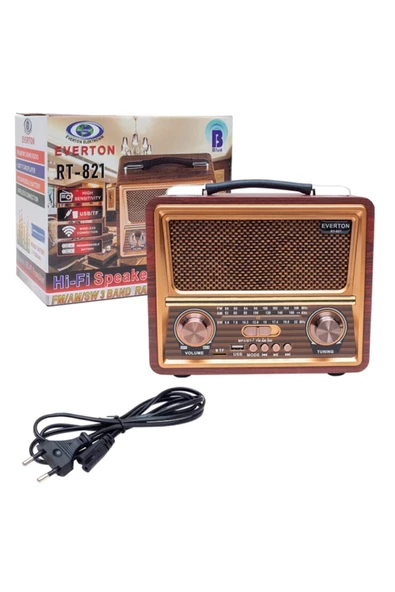 Everton Usb Sd Fm Bluetooth Destekli Radyo Rt-821bt - 3