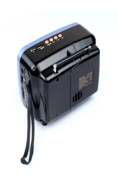 BAYINDIRELEKTRONİK MD-308BT FM AM SW 3 Bandlı Retro Analog Radyo Işıklı Bluetooth Hoparlör USB TF AUX Destekli Speaker - 3