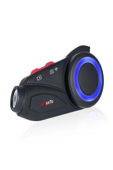 ULTRATEKNO Maxto M3S Serisi 2k Fhd 1440P Kameralı Intercom Motosiklet Kask İntercom Uyumlu - 2