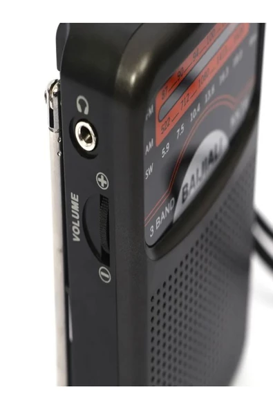 ULTRATEKNO M-9321 Şarjlı FM AM SW 3 Bandlı Cep Radyosu - Deprem Çantasına Uygun - 6